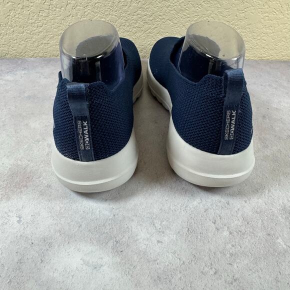 Skechers Shoes Womens Size 8.5 Go Walk Joy Navy Loafer Slip On Cushioned Comfort - Picture 3 of 13